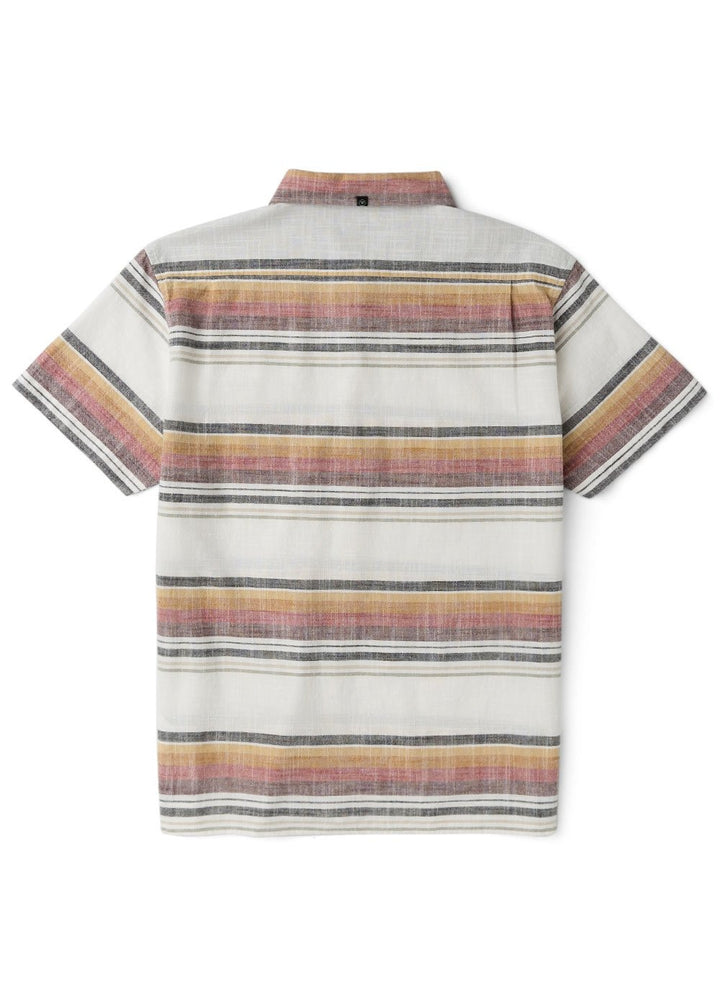 Vissla South Bound Eco Short Sleeve Shirt in Dark Honey, view 2