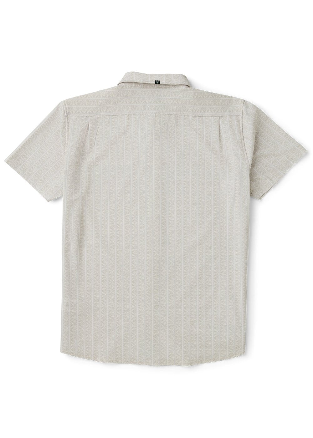 Vissla Anchor Point Hybrid Eco Short Sleeve Shirt in Sand, view 2
