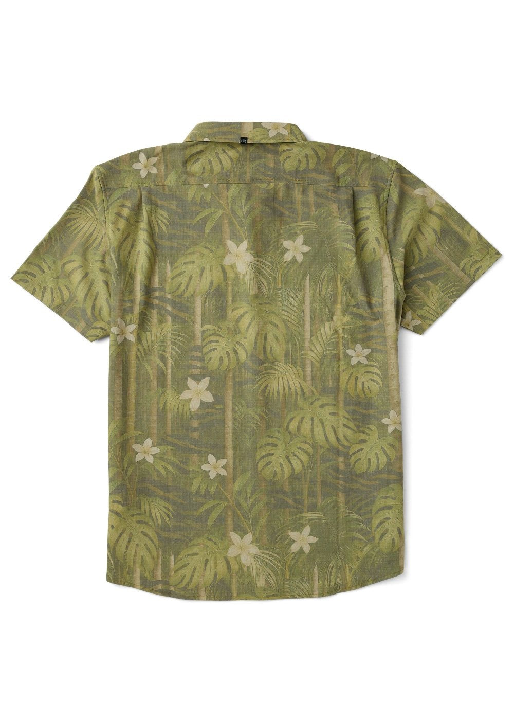 Vissla Solid Sets Camo Hybrid Eco Short Sleeve Shirt in Camo, view 3