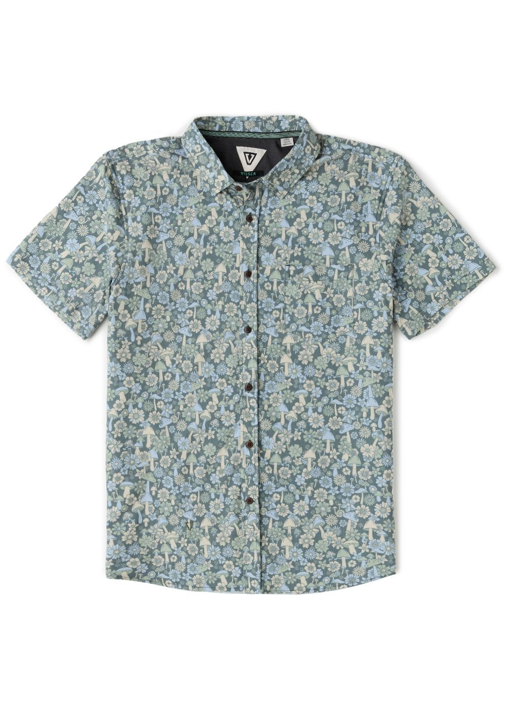 Vissla Shrooms Hybrid Eco Ss Shirt