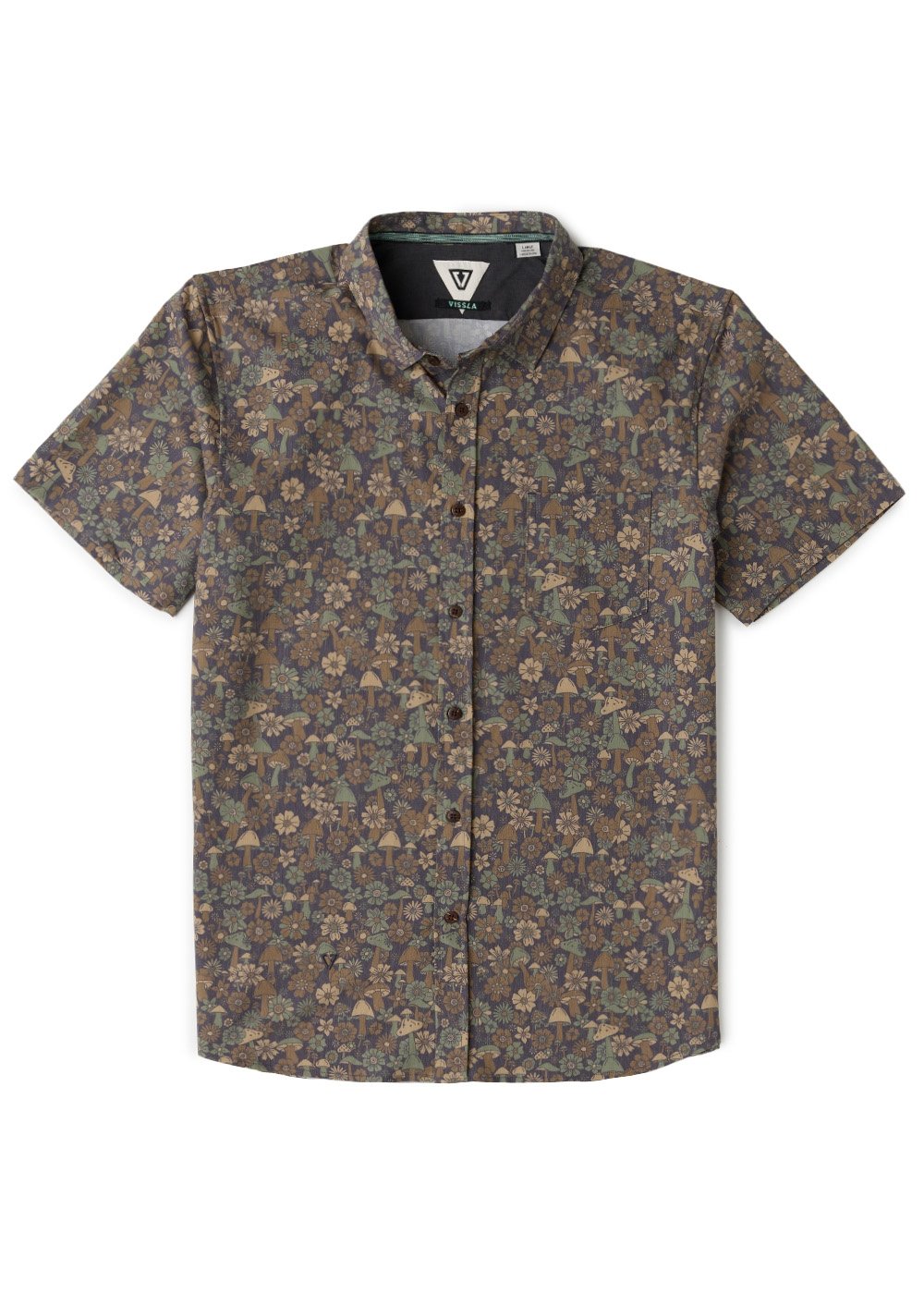 Vissla Shrooms Hybrid Eco Ss Shirt