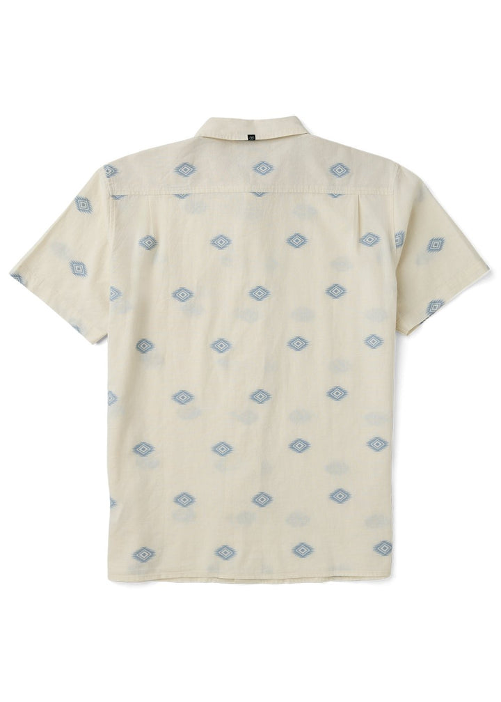 Vissla Cabo Nights Short Sleeve Shirt in Vintage White, view 3