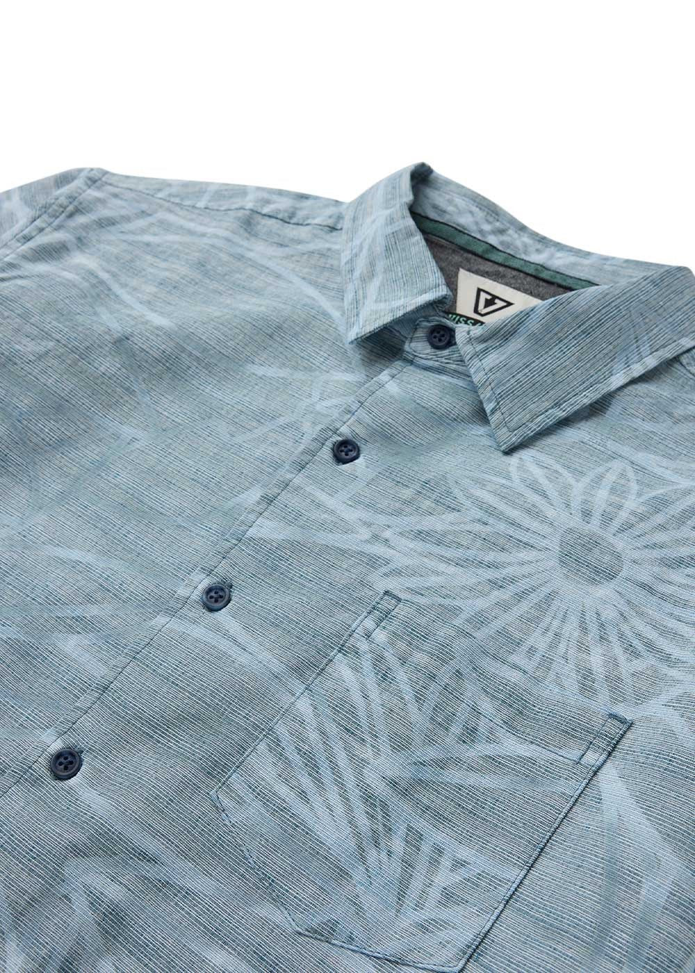 Vissla Garden Trail Eco Short Sleeve Shirt in Midnight, view 3
