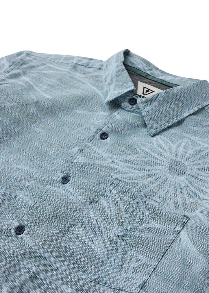Vissla Garden Trail Eco Short Sleeve Shirt in Midnight, view 3