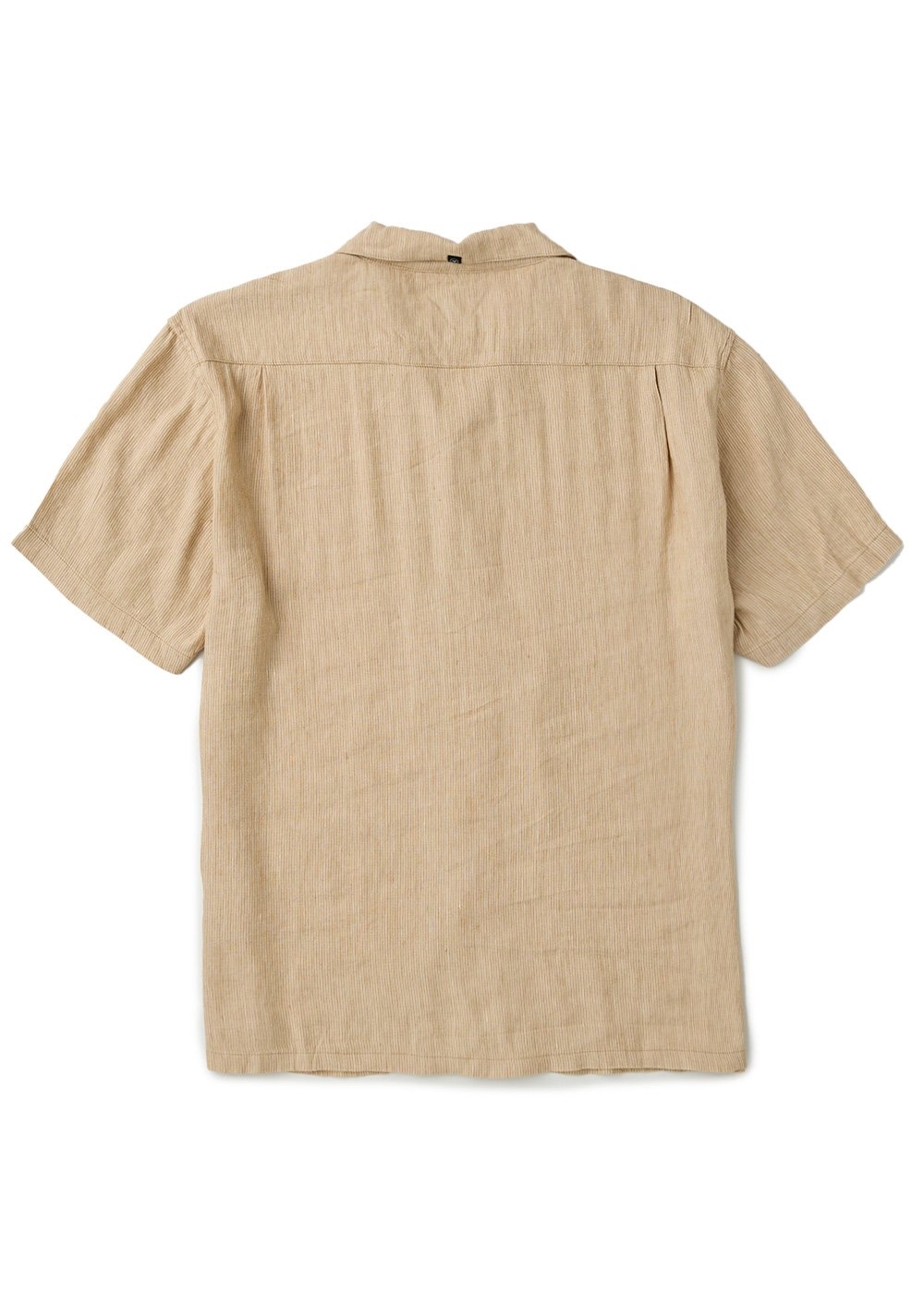 Vissla Hammer Land Short Sleeve Shirt in Dark Sand, view 2