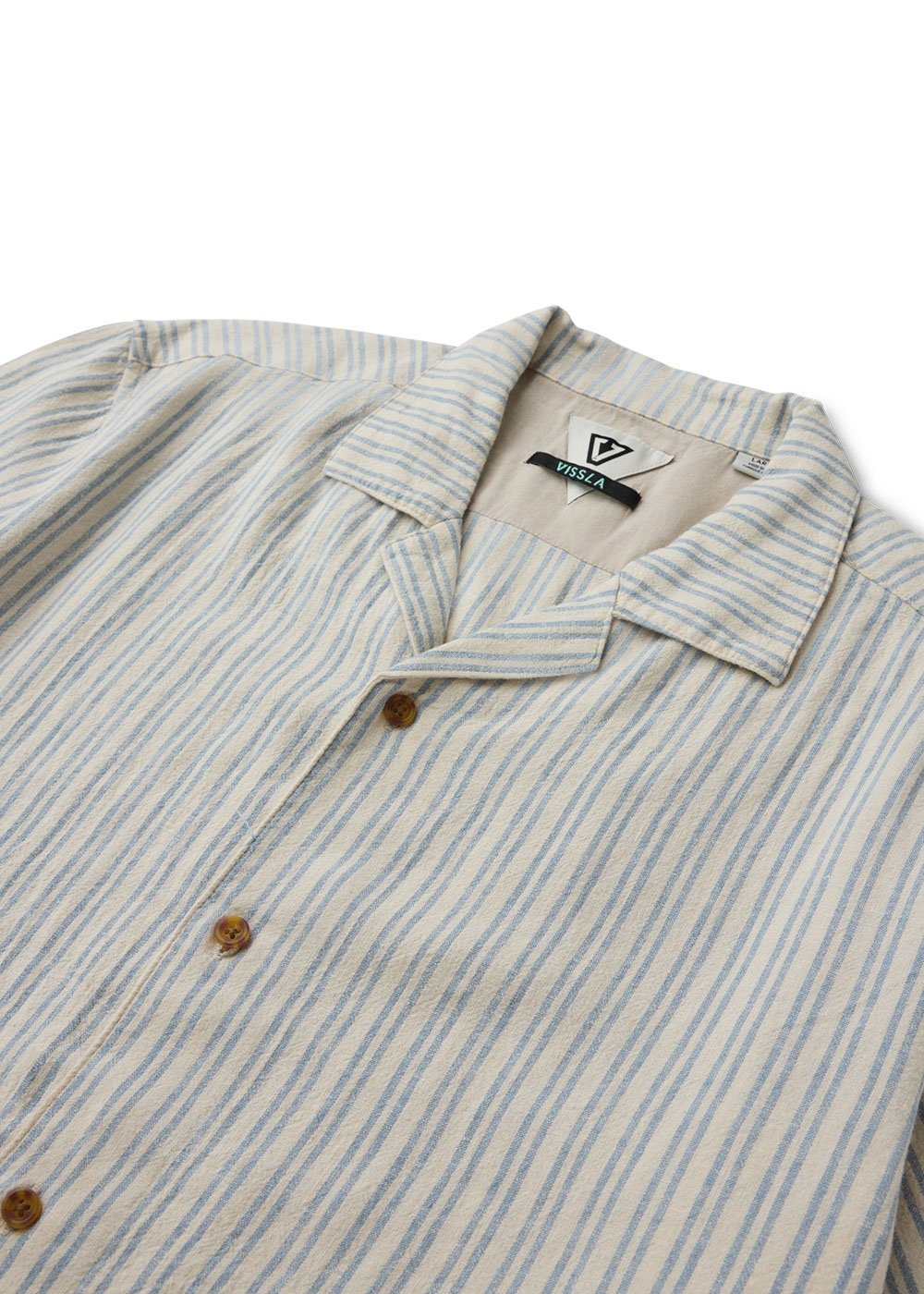 Vissla Hammer Land Short Sleeve Shirt in Bone, view 3