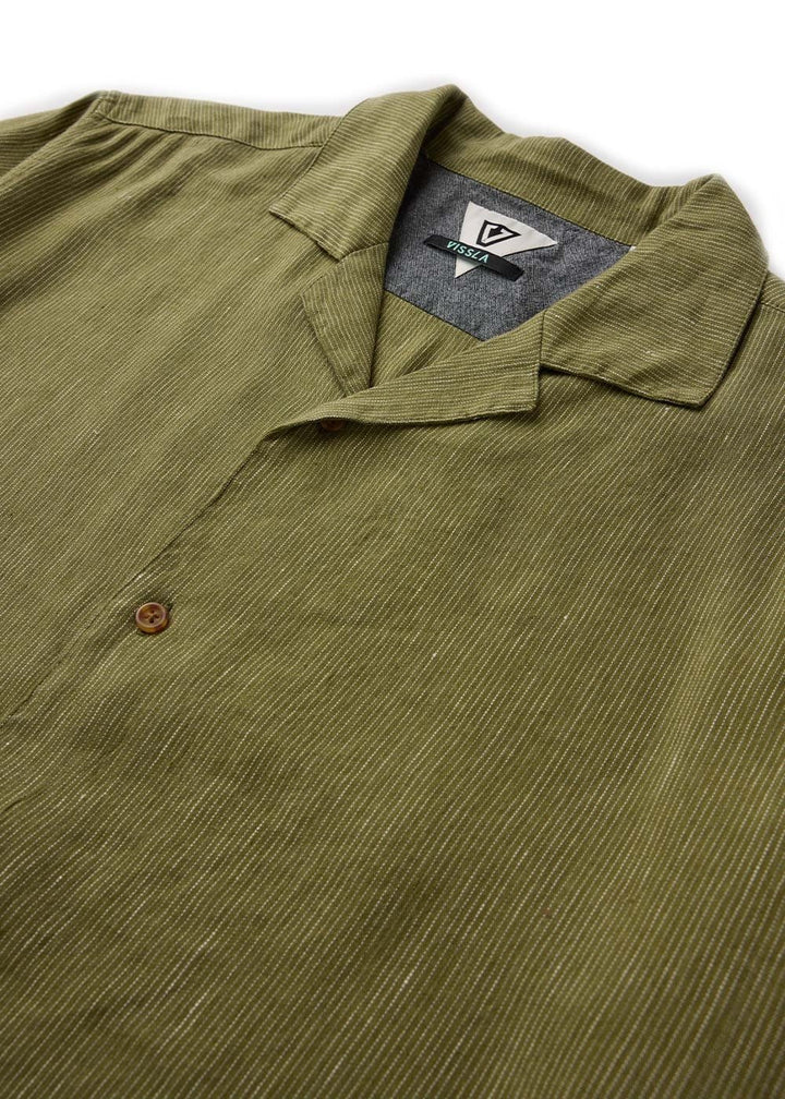 Vissla Hammer Land Short Sleeve Shirt in Ranger, view 4