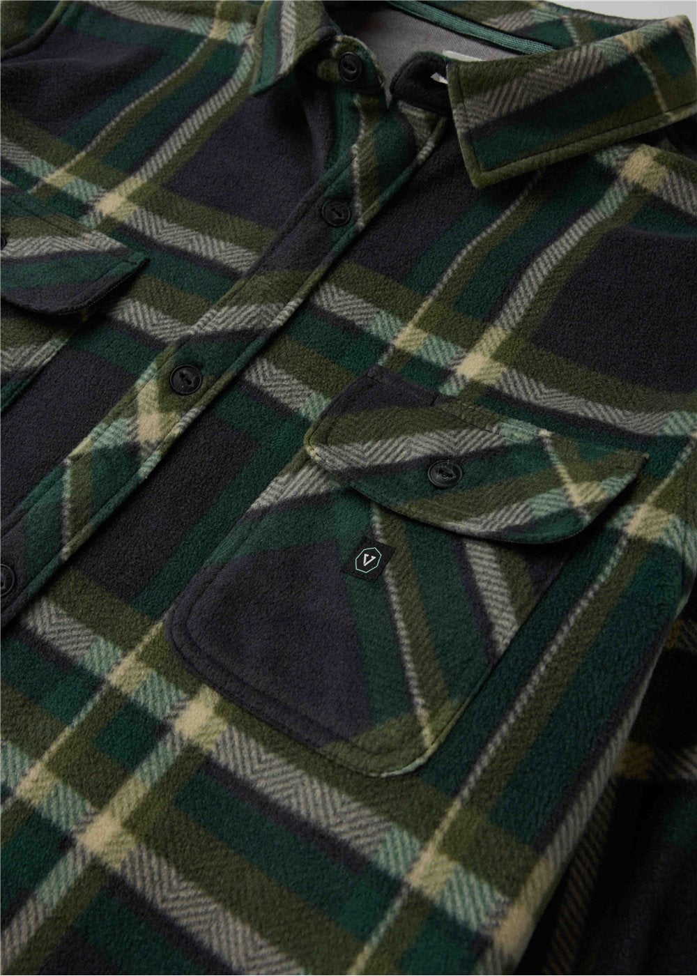 Vissla Eco-Zy Polar Flannel in Phantom, view 2
