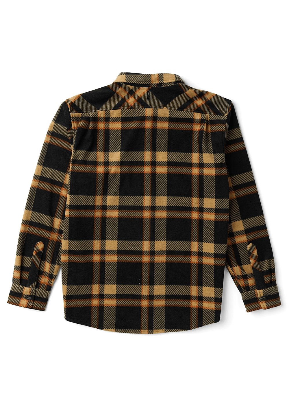 Vissla Eco-Zy LS Polar Flannel in Black, view 2
