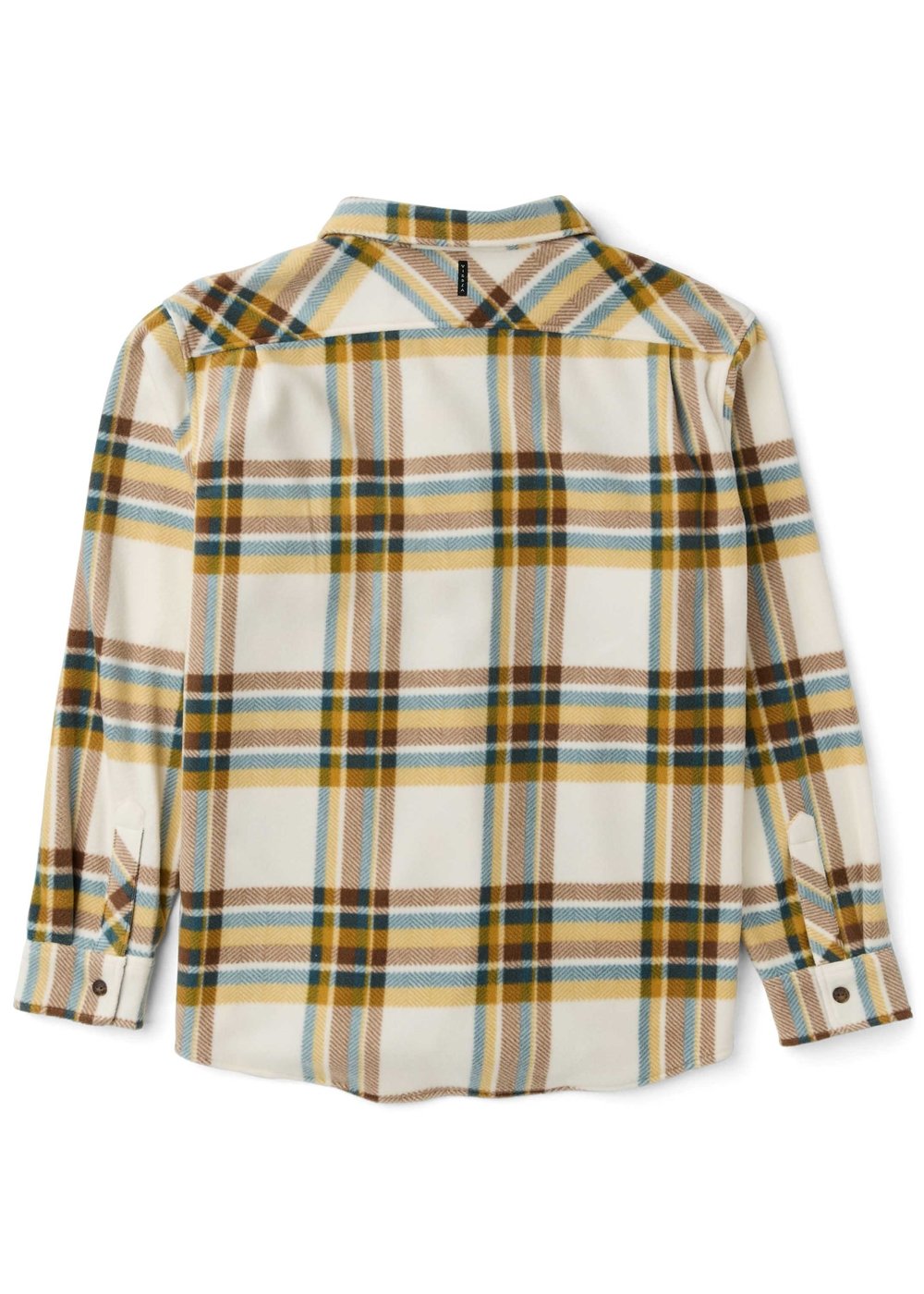 Vissla Eco-Zy LS Polar Flannel in White, view 2