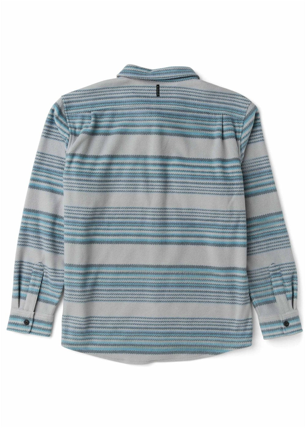 Vissla Eco-Zy LS Polar Flannel in Storm Grey, view 2