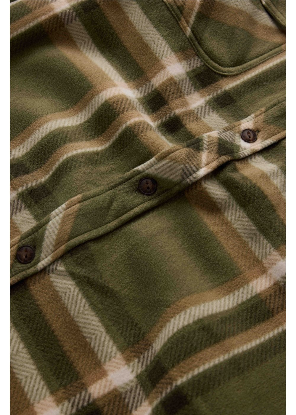 Vissla Eco-Zy LS Polar Flannel in Sage, view 3