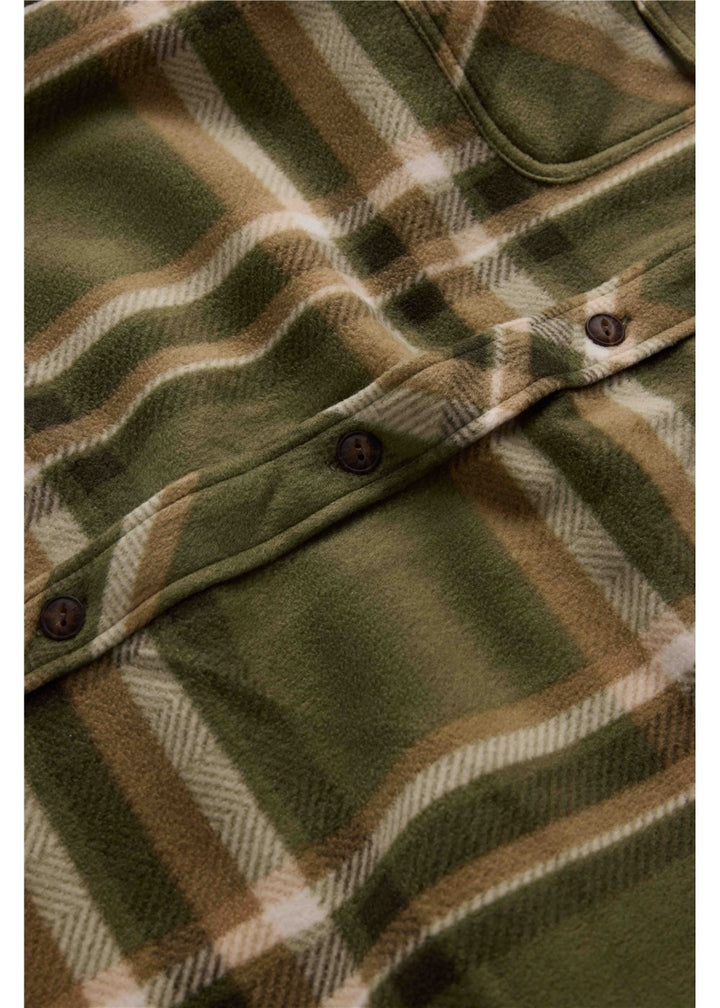 Vissla Eco-Zy LS Polar Flannel in Sage, view 3