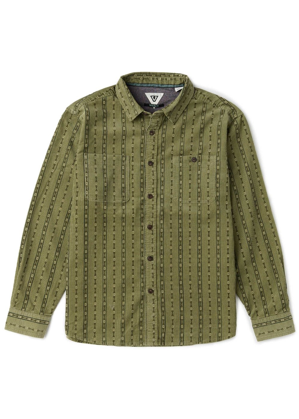 Vissla Rails Cord Printed Eco Ls Shirt