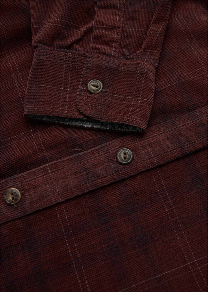 Vissla Rails Cord Eco LS Shirt in Brick, view 2