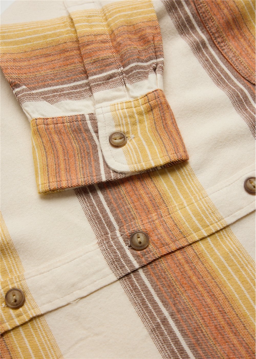 Vissla Coast Lightweight Eco Flannel in Golden Hour, view 2
