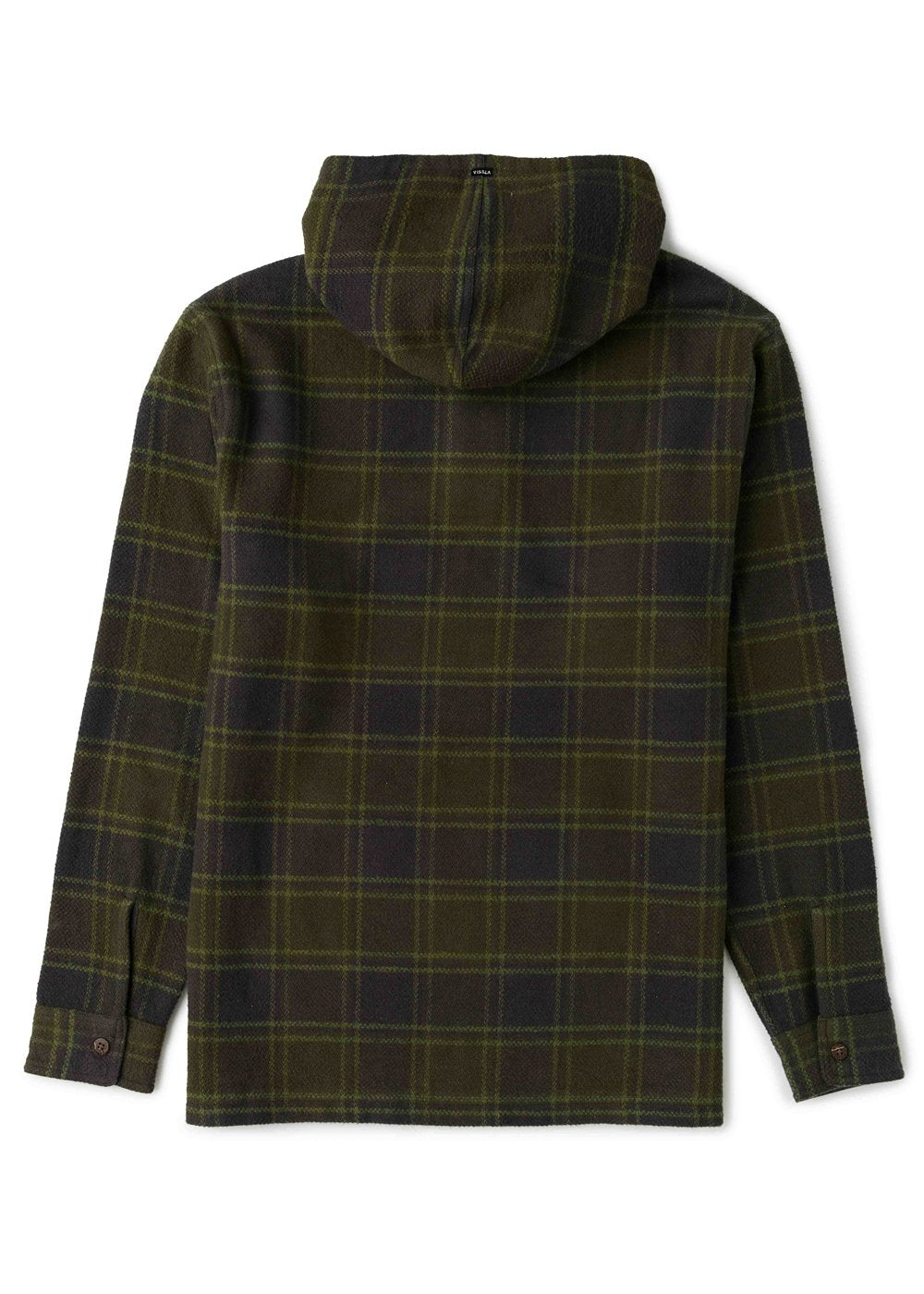 Vissla Descanso Heavy Flannel Popover in Tarp, view 2