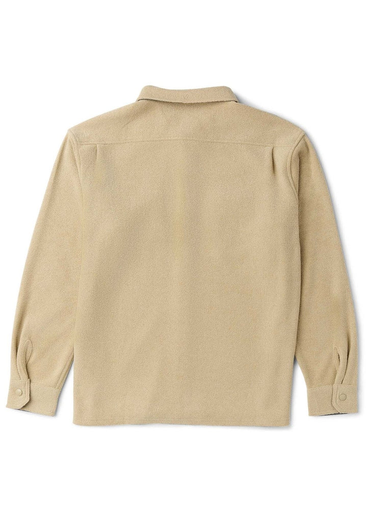 Vissla Looper Terry Eco LS Shirt in Light Khaki, view 2