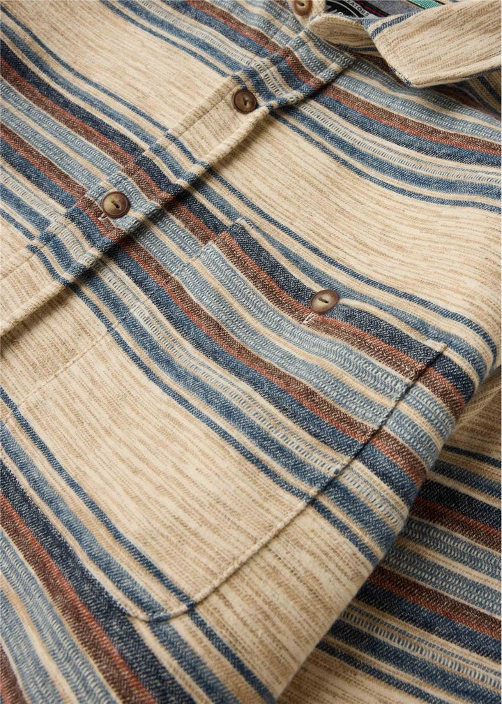 Vissla Creators Spearhead Eco Heavy Flannel in Dune, view 3