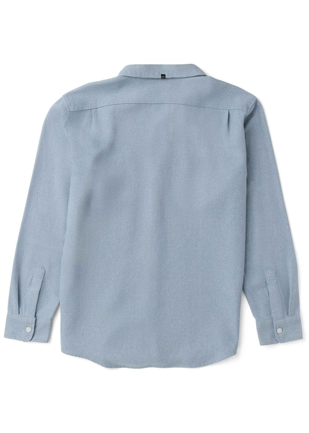 Vissla Shaper Eco LS Flannel in Faded Denim, view 2
