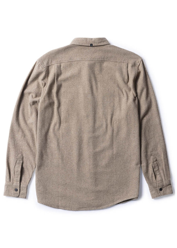 Vissla Shaper Eco LS Flannel in Dark Sand, view 3
