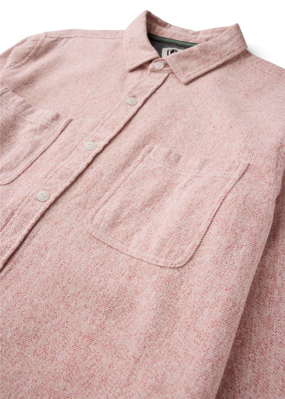 Vissla Shaper Eco LS Flannel in Picante, view 3