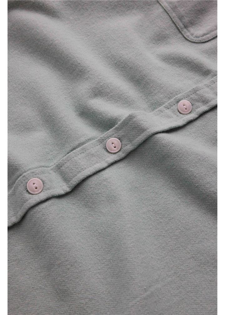 Vissla Shaper Eco LS Flannel in Faded Denim, view 3