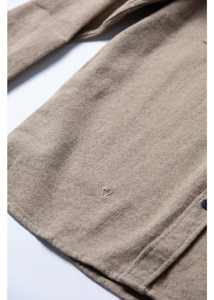 Vissla Shaper Eco LS Flannel in Dark Sand, view 5