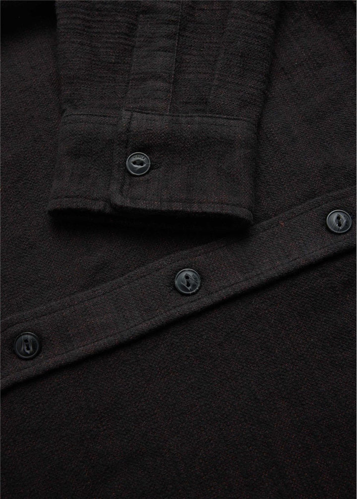 Vissla Polisher Eco Flannel in Black, view 2