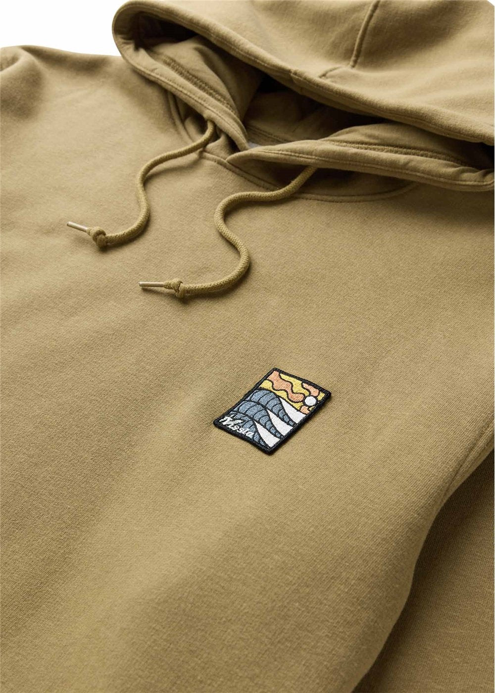 Vissla Solid Sets Eco Pullover Hoodie in Bronze, view 3