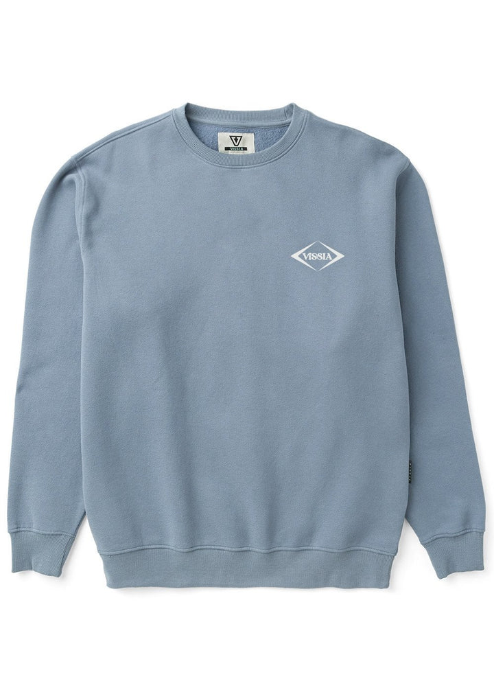 Vissla Offshore Eco Crew in Faded Denim, view 2