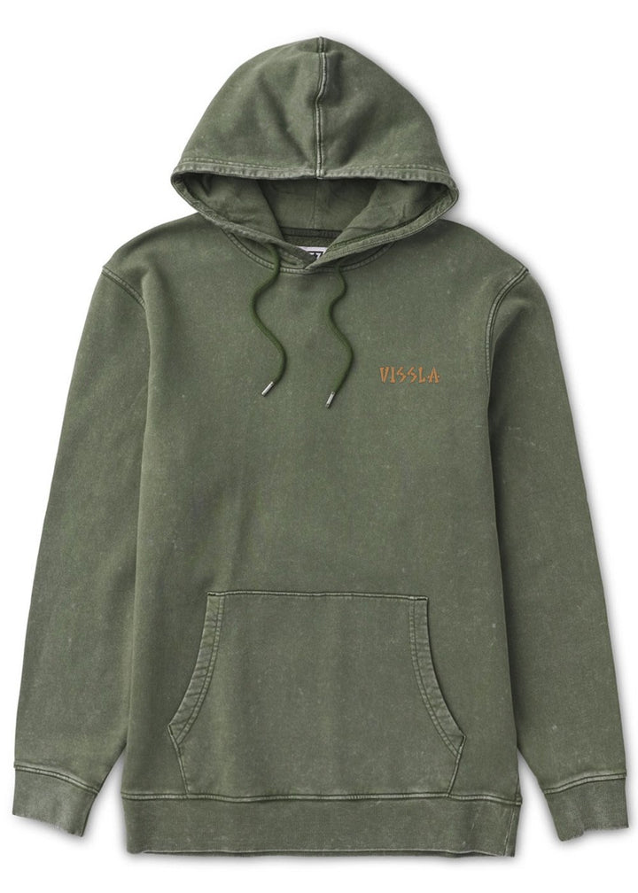 Vissla Washout Eco PO Hoodie in Surplus, view 2