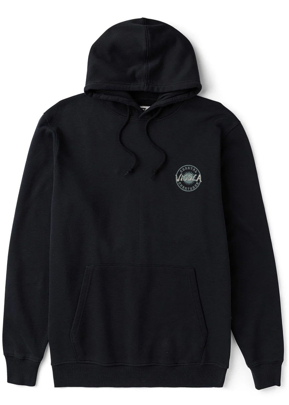 Vissla Offshore Eco PO Hoodie in Black, view 2