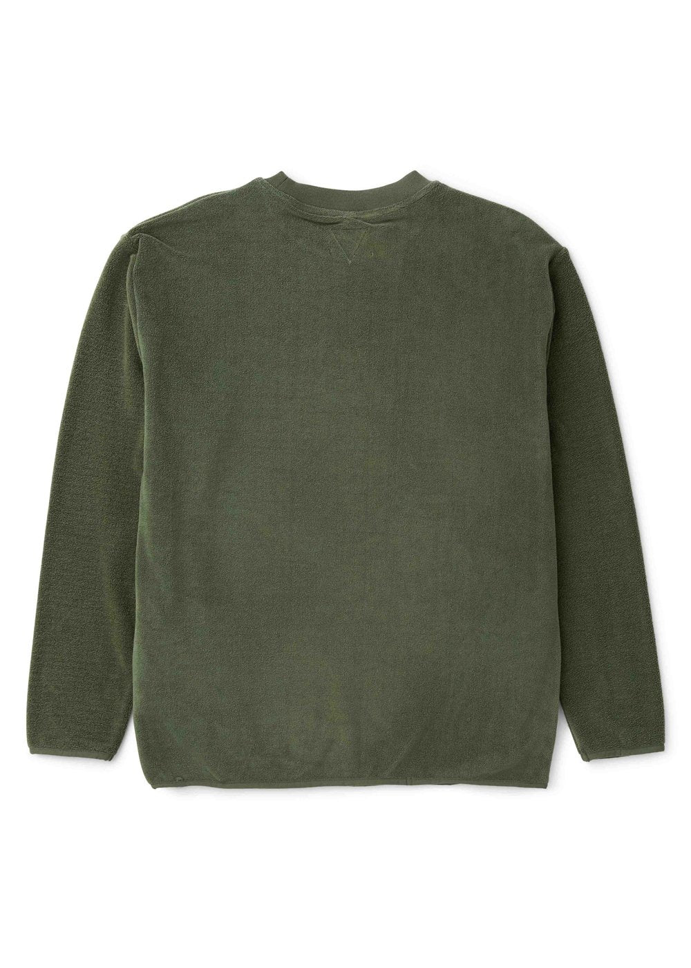 Vissla Swell Stretch Polar Crew in Vintage Green, view 2