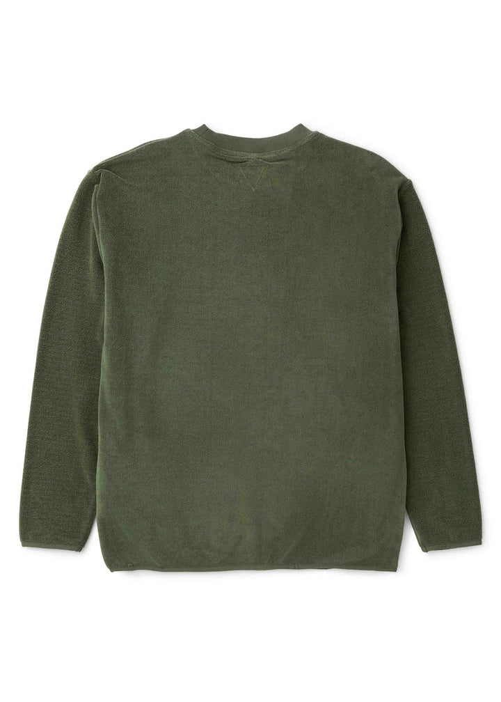 Vissla Swell Stretch Polar Crew in Vintage Green, view 2