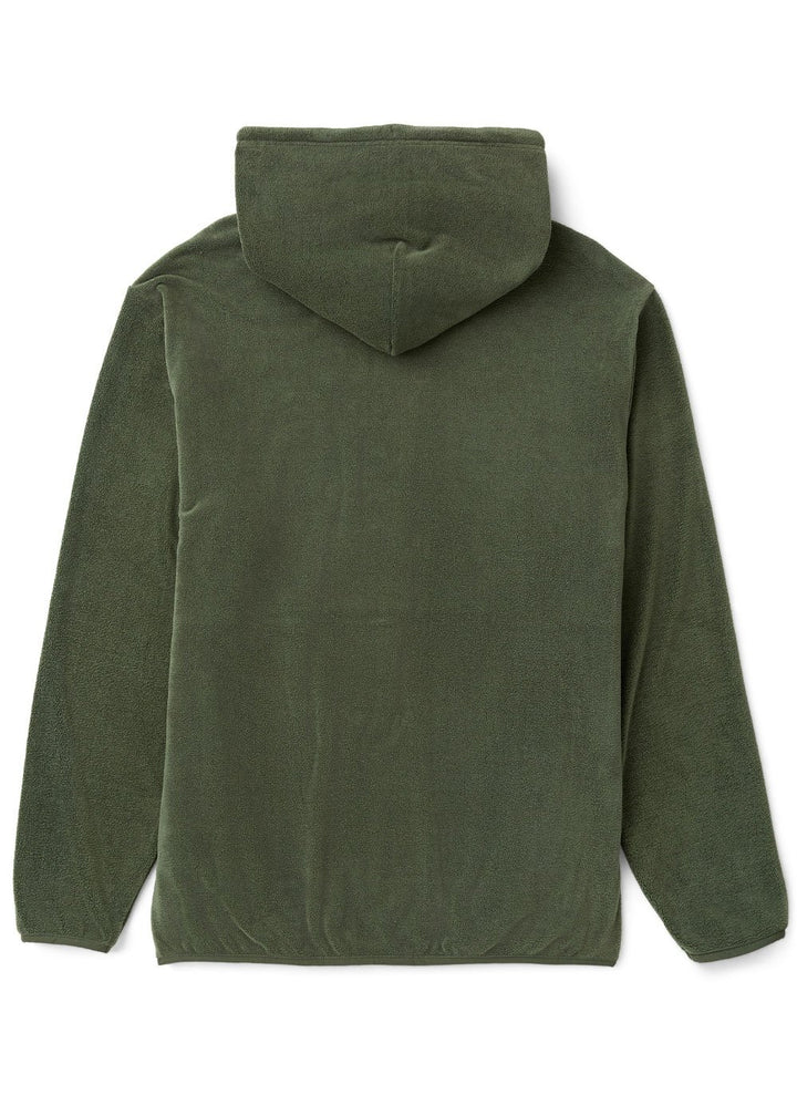 Vissla Swell Stretch Polar Hoodie in Vintage Green, view 2