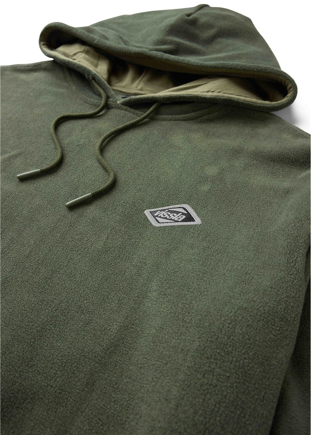 Vissla Swell Stretch Polar Hoodie in Vintage Green, view 3