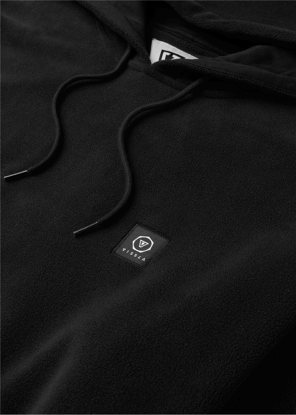 Vissla Swell Stretch Polar Eco Hoodie in Black Heather, view 3
