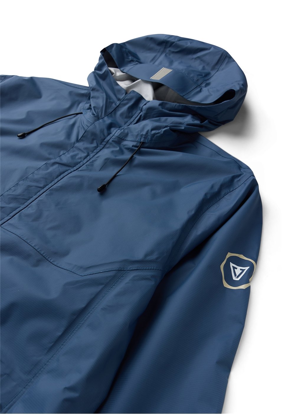 Vissla Noreaster 5K Eco Rain Jacket in Dark Denim, view 4