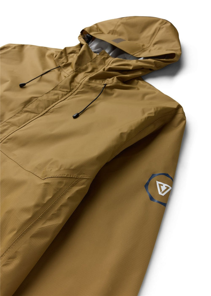 Vissla Noreaster 5K Eco Rain Jacket in Bronze, view 4