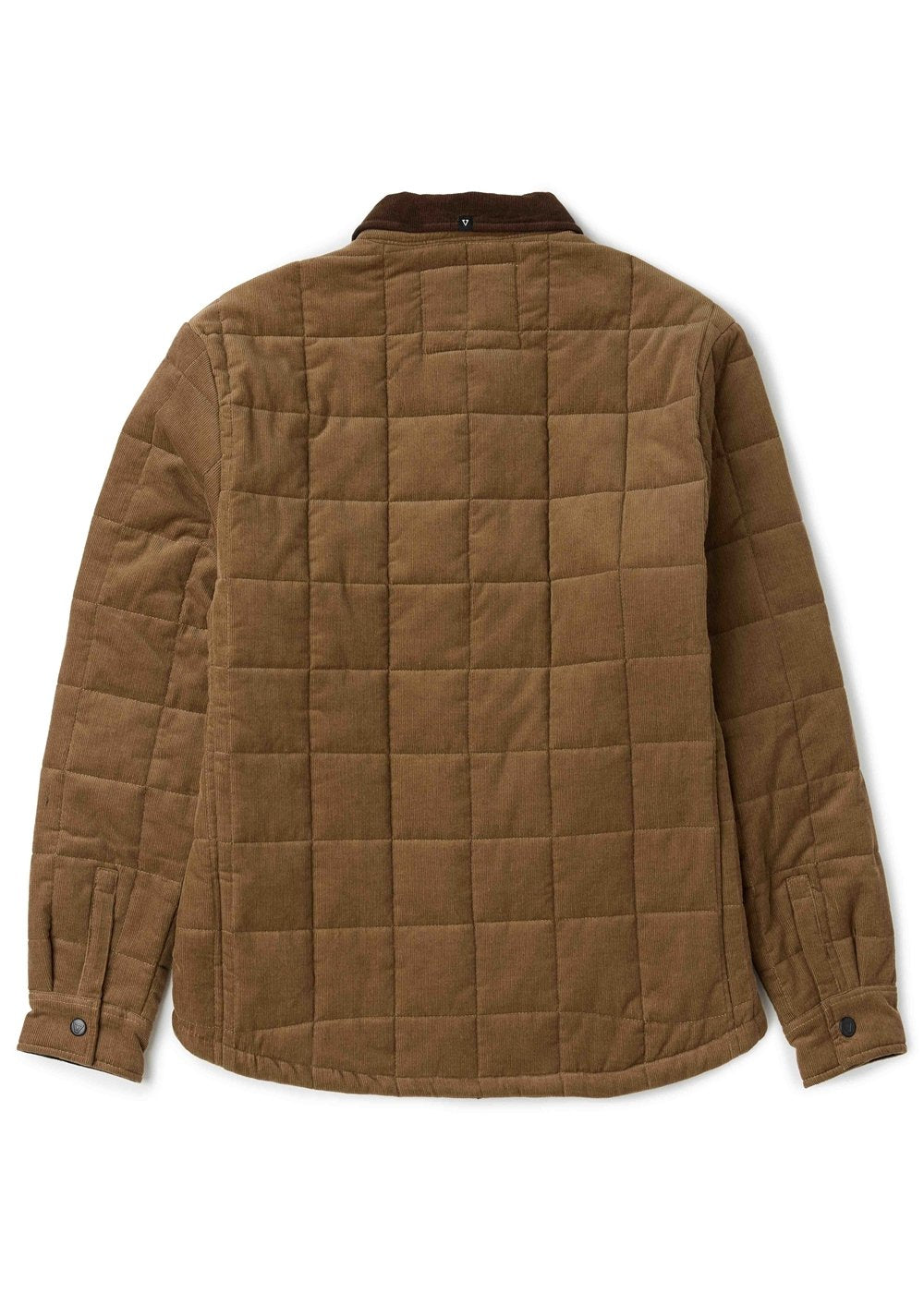 Vissla Cronkite Organic Cord Jacket in Dark Khaki, view 2