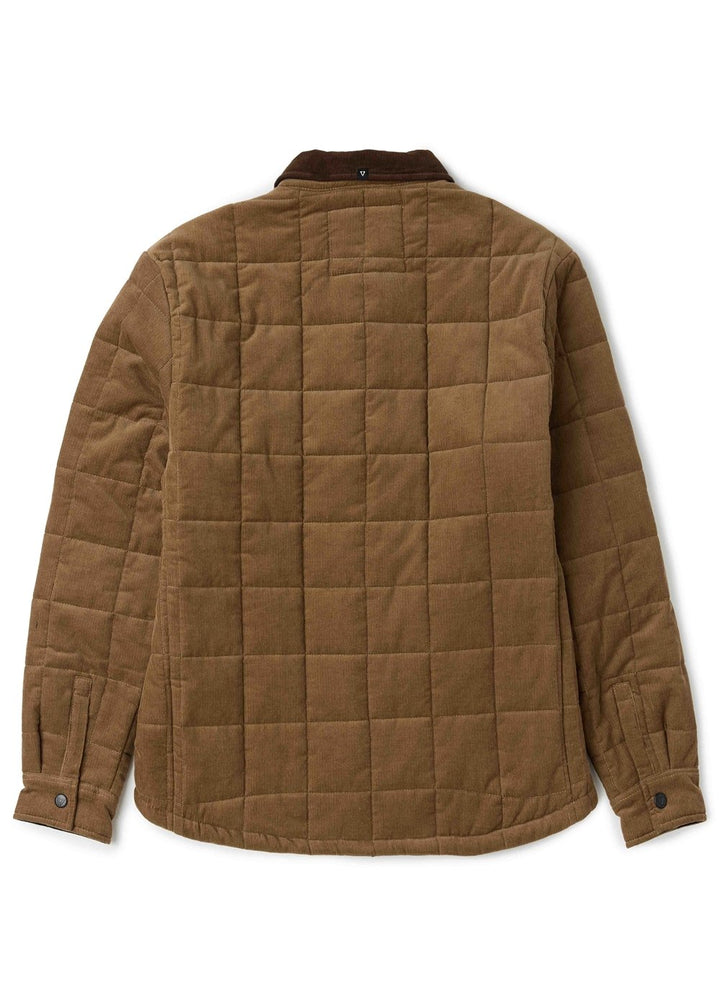 Vissla Cronkite Organic Cord Jacket in Dark Khaki, view 2
