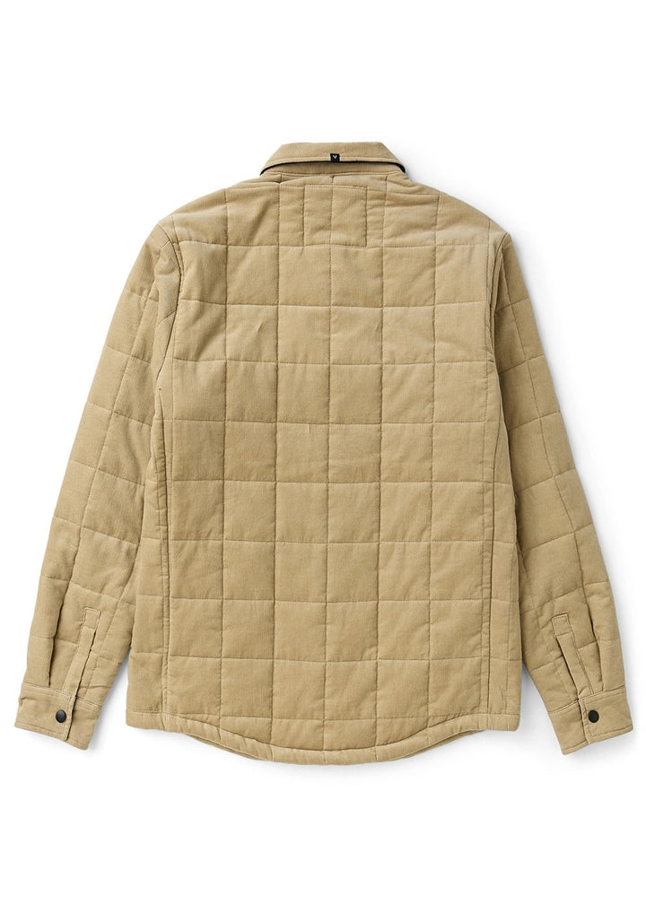 Vissla Cronkite Organic Cord Jacket in Light Khaki, view 2