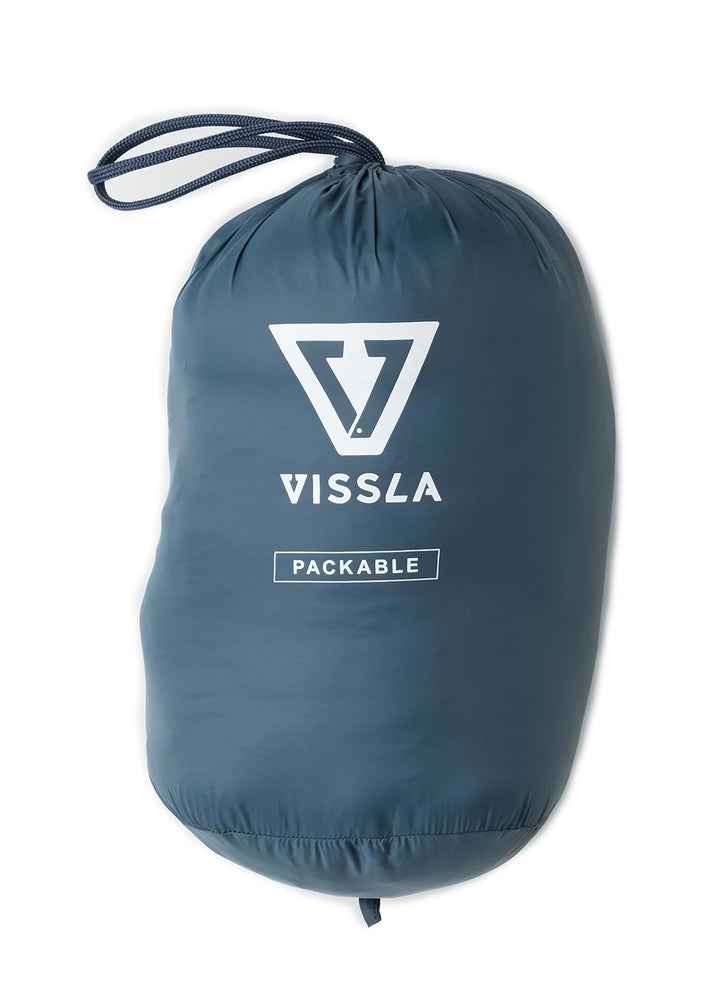Vissla Pacific Packable Eco Puff Jacket in Dark Slate, view 3