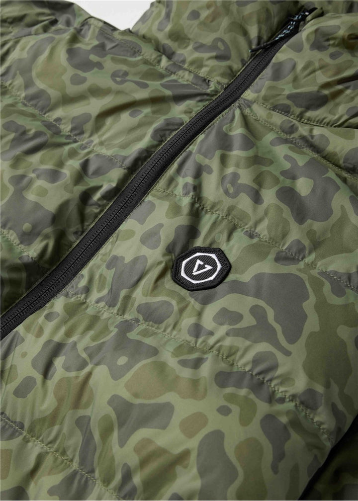 Vissla Pacific Packable Eco Puff Jacket in Camo, view 3
