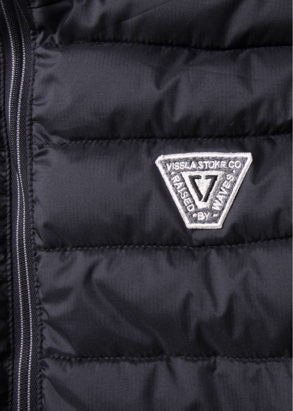 Vissla Easy Seas Eco Puff Jacket in Black, view 2