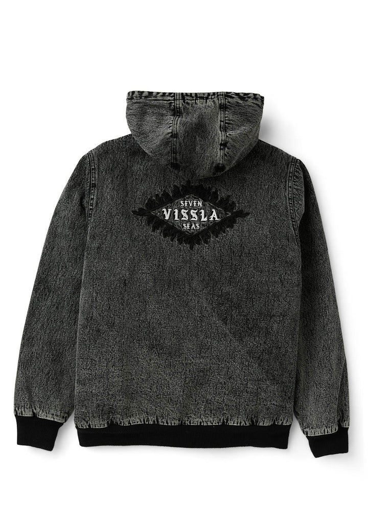 Vissla Wasson Jacket in Black, view 2