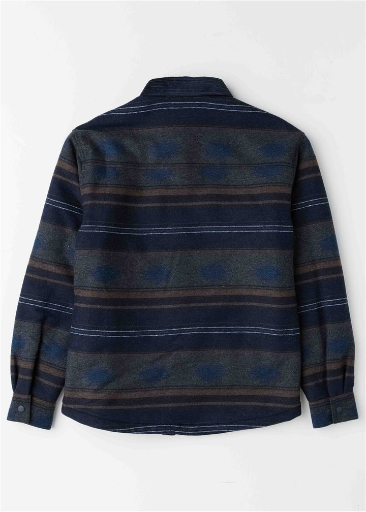 Vissla Woolf Sherpa Shirt Jacket in Dark Naval, view 2