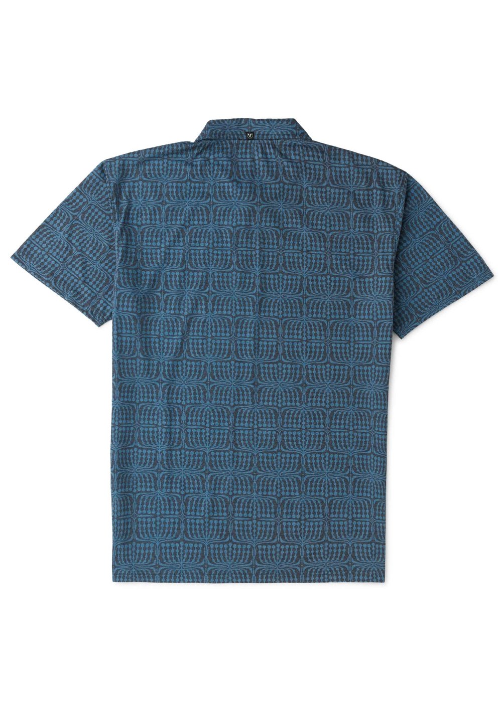 Vissla Bogey Man Eco Drirelease SS Polo in Dark Naval, view 3