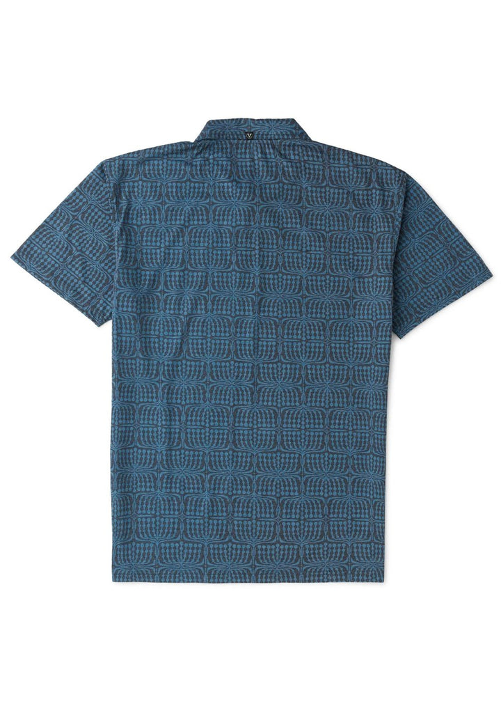 Vissla Bogey Man Eco Drirelease SS Polo in Dark Naval, view 3